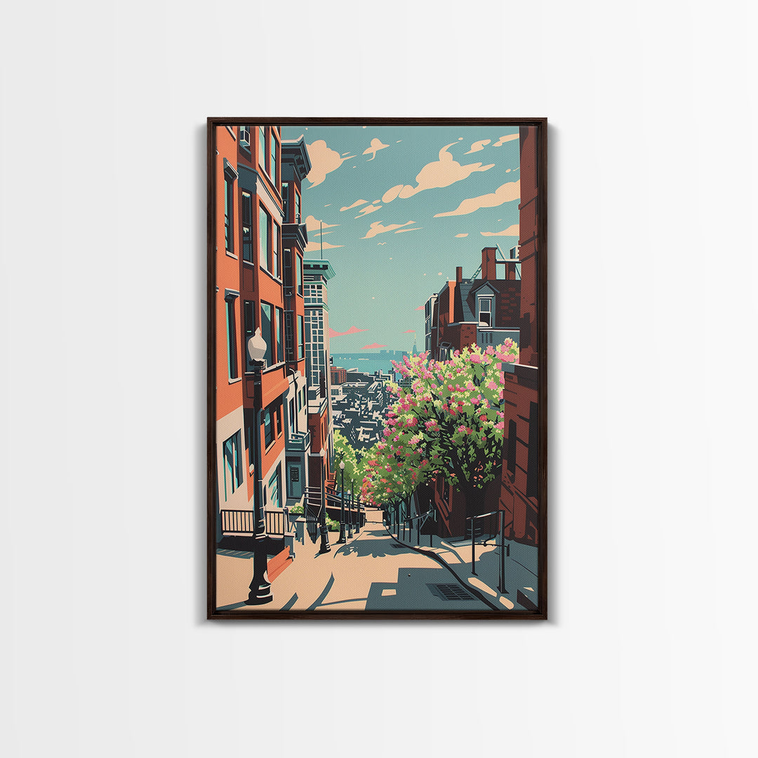 Stamford Travel Poster, Canvas Print, City Travel Poster, Travel Wall Art, Travel Decor, Landscape Art, Poster Print, Travel Posters