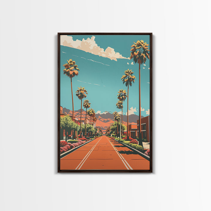 Surprise Travel Poster, Framed Canvas Print, Travel Art Print, Modern Wall Decor, Travel Posters, Colorful Wall Art, Travel Wall Art
