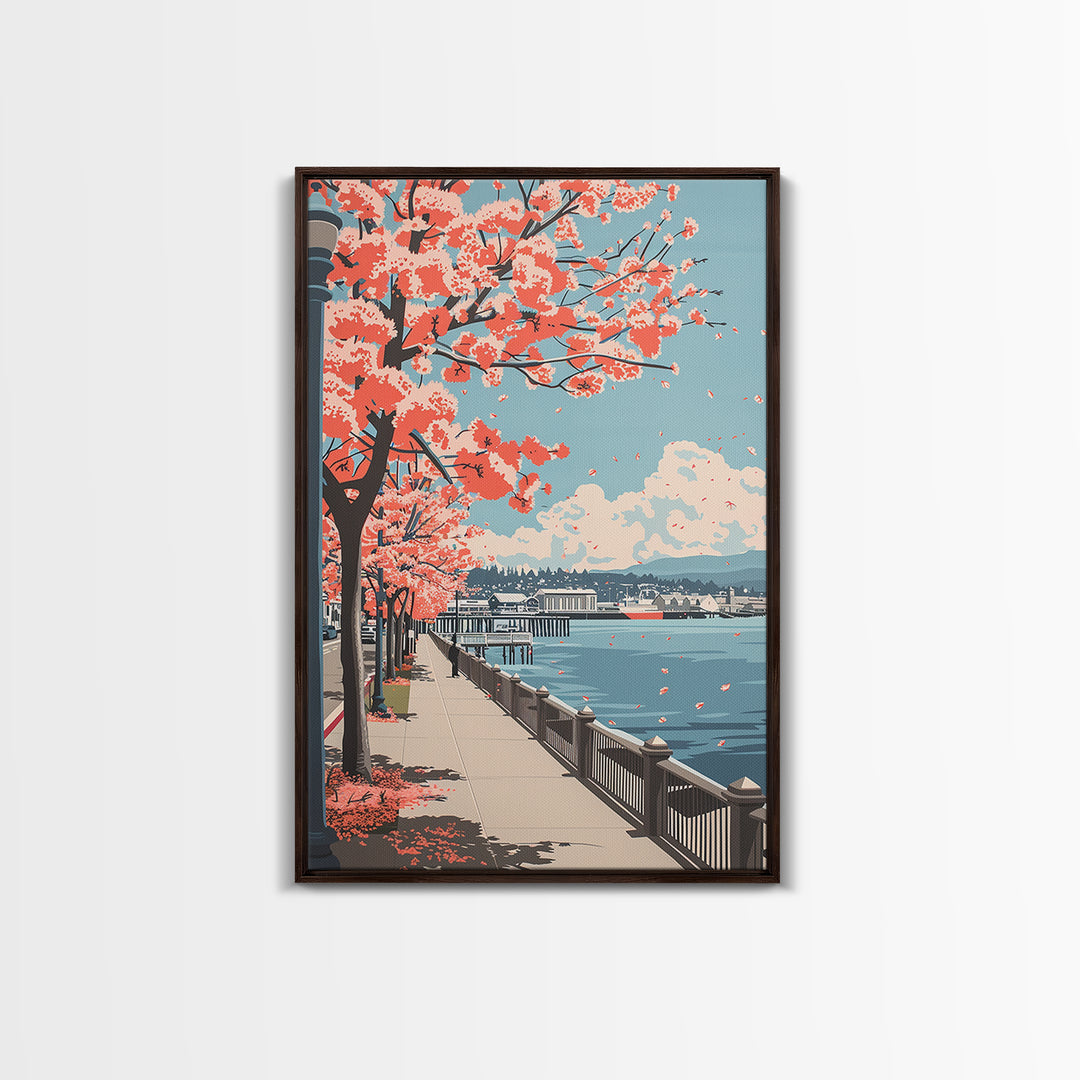 Vallejo Travel Poster, Canvas Print, Travel Wall Art, City Wall Art, Poster Print, Mid Century Wall Art, Wall Art, Minimalist Poster