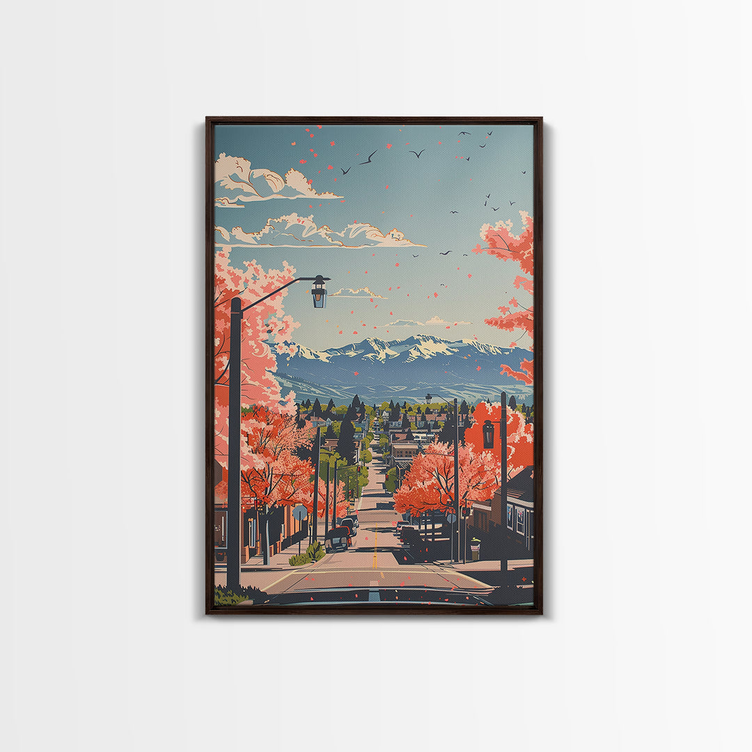Westminster Travel Poster, Canvas Print, Poster Print, Travel Wall Art, Art Print, Wanderlust Gift, City Illustration, Travel Prints