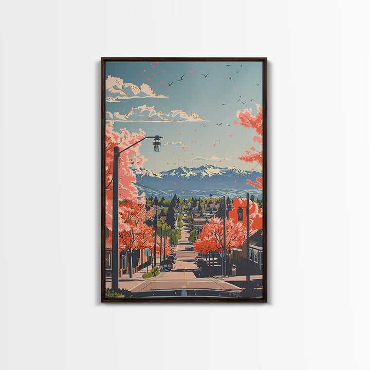 Westminster Travel Poster, Canvas Print, Poster Print, Travel Wall Art, Art Print, Wanderlust Gift, City Illustration, Travel Prints