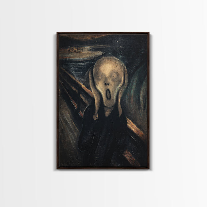 The Antique Spirit Board, Expressionist Gothic Art, Vertical Wall Art, Dark Halloween Decor, Canvas Print, Halloween Wall Art