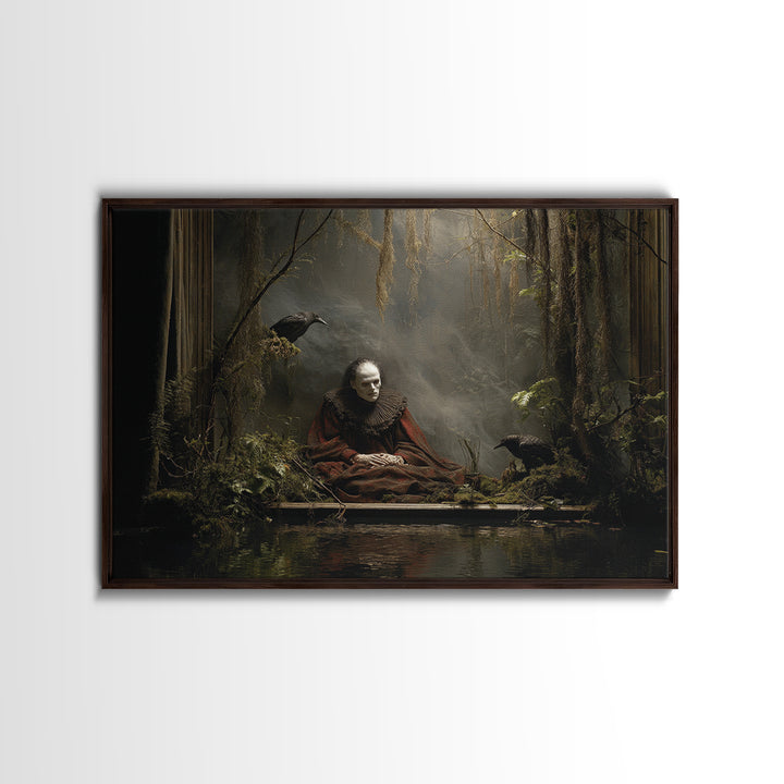 The Dream Eater, Symbolist Gothic Landscape, Landscape Wall Art, Gothic Horror Wall Art, Canvas Print, Halloween Wall Art