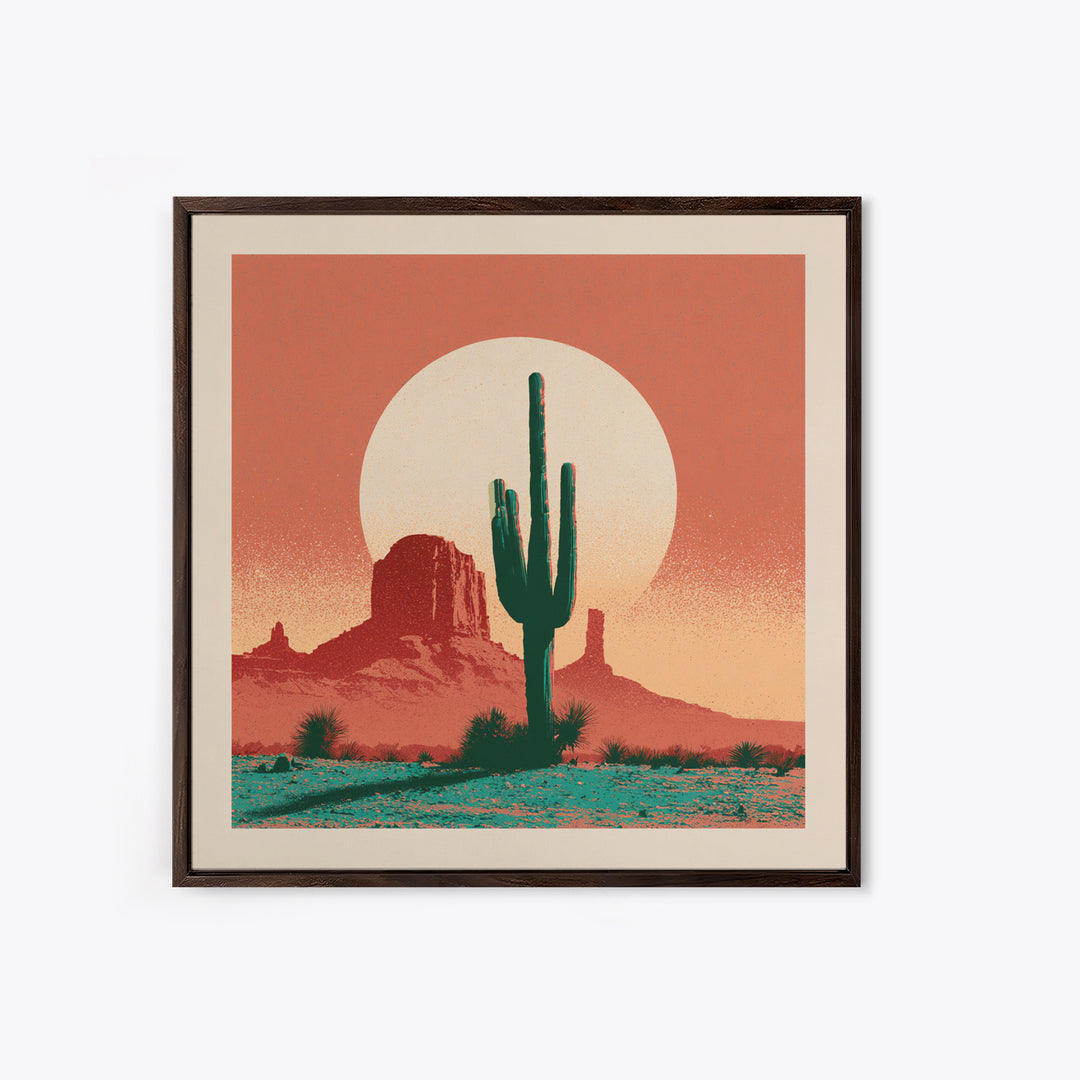 Minimal Beige Sun Canvas Print, Desert Art, Luxury Decor, Southwestern Decor, Fine Art, Desert, Wall Art Prints, DES-1x1-94
