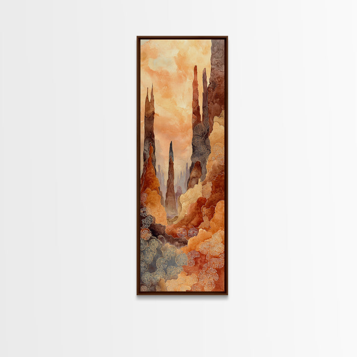 Palm Oasis Reflected Canvas Print, Desert Art, Luxury Decor, Southwestern Decor, Fine Art, Desert, Wall Art Prints, DES-1x3-51