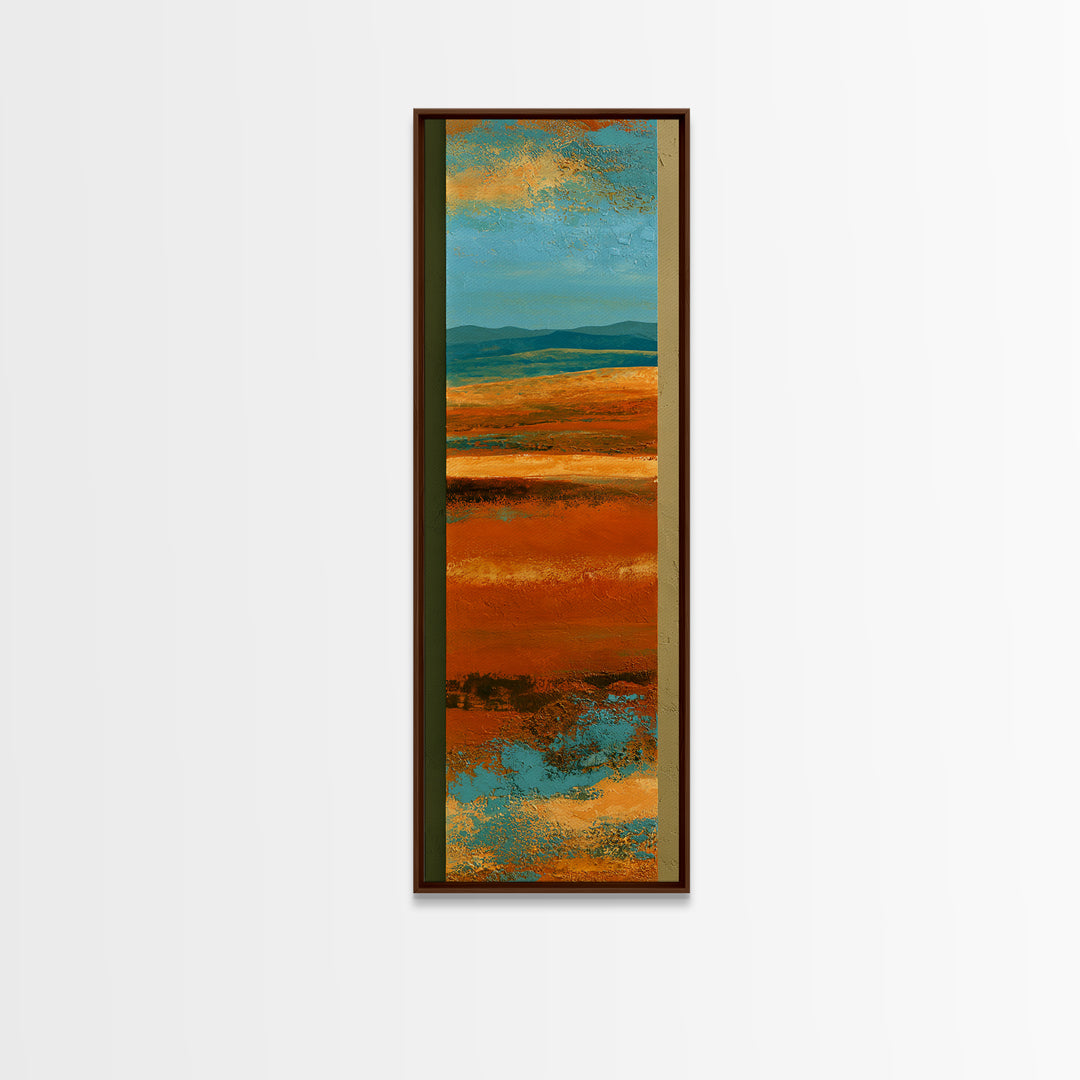 Ancient Desert Petroglyph Design Canvas Print, Desert Art, Home Decor, Southwestern Decor, Fine Art, Desert, Printable Art, DES-1x3-9
