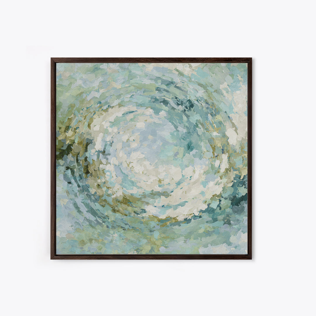 Abstract Water Ripple Pattern Canvas Print, Dental Office Art, Dental Office Decor, Office Decor, Abstract Art, Calm, DOA-1x1-13