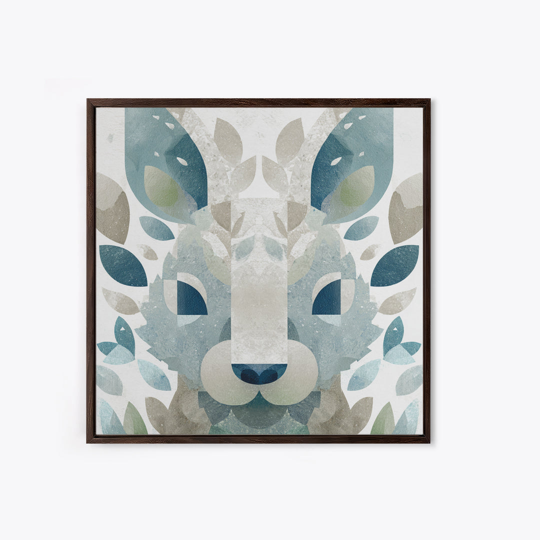 Cheerful Animal Dentist Themed Character Without Text Canvas Print, Dental Office Art, Motivational Poster, Office Decor, Calm, DOA-1x1-2