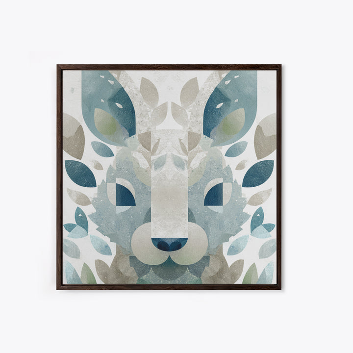 Cheerful Animal Dentist Themed Character Without Text Canvas Print, Dental Office Art, Motivational Poster, Office Decor, Calm, DOA-1x1-2