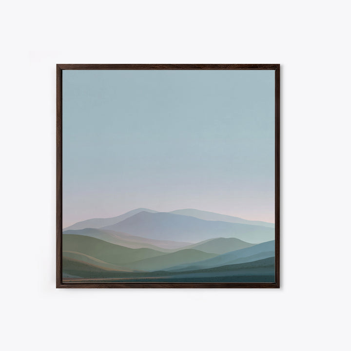 Soft Gradient Sunrise Canvas Print, Dental Office Art, Digital Print, Office Decor, Fine Art, Calm, Medical Office Decor, DOA-1x1-20