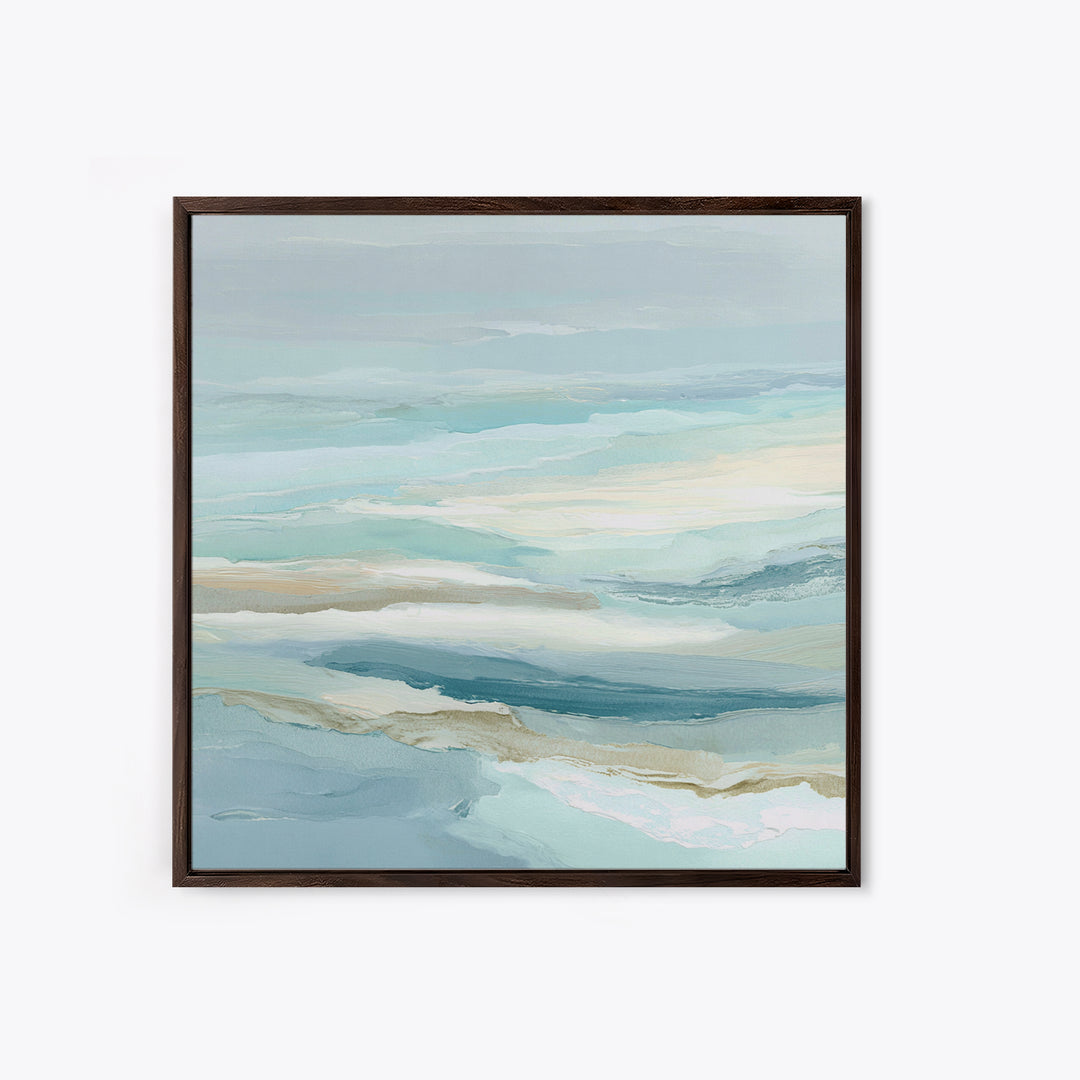 Calming Abstract Ocean Waves Canvas Print, Dental Office Art, Printable Digital, Office Decor, Fine Art, Calm, Neutral Decor, DOA-1x1-25