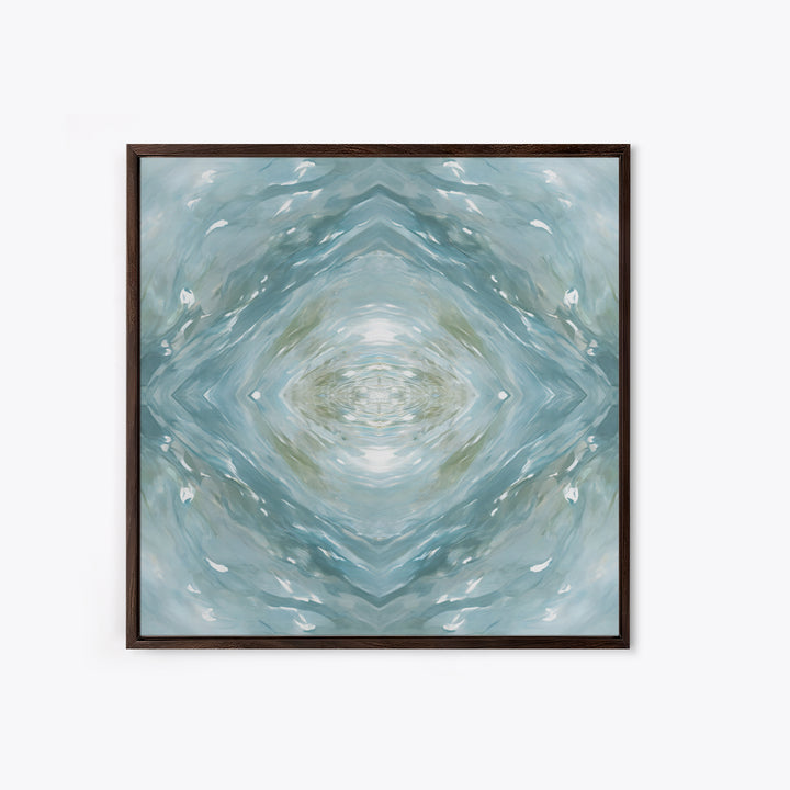 Abstract Water Ripple Pattern Framed Canvas Print, Dental Office Art, Medical Decor, Office Decor, Fine Art, Calm, Home Decor, DOA-1x1-61