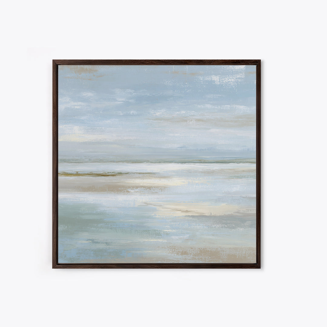 Quiet Coastal Dunes Framed Canvas Print, Dental Office Art, Dental Hygiene, Office Decor, Fine Art, Calm, Medical Office Art, DOA-1x1-70