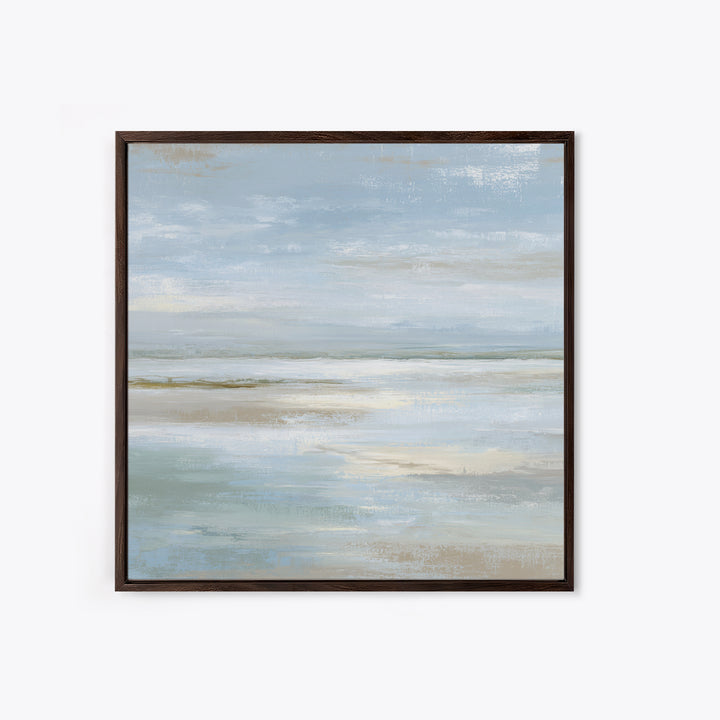Quiet Coastal Dunes Framed Canvas Print, Dental Office Art, Dental Hygiene, Office Decor, Fine Art, Calm, Medical Office Art, DOA-1x1-70