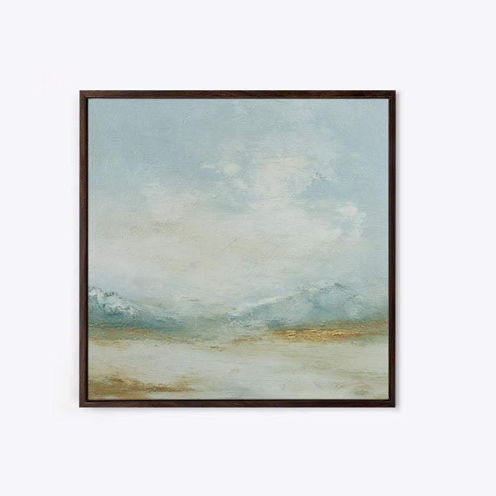 Gentle Mountain Landscape Canvas Print, Dental Office Art, Dental Hygienist, Office Decor, Fine Art, Calm, Statement Artwork, DOA-1x1-76
