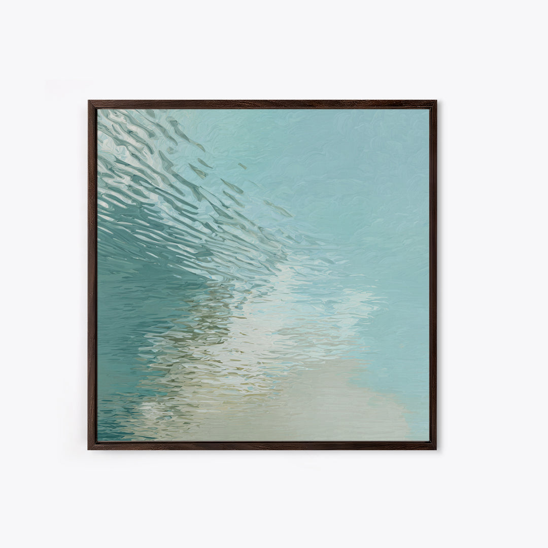 Abstract Water Ripple Pattern Canvas Print, Dental Office Art, Dental Hygienist, Office Decor, Calm, Statement Artwork, DOA-1x1-85