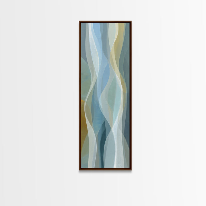Minimal Smile Curve Abstract Canvas Print, Dental Office Art, Office Decor, Fine Art, Calm, Art Print, Room Decor, DOA-1x3-17