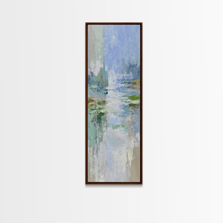 Sunlit Lake with Calming Reflections Canvas Print, Dental Office Art, Dental Office, Office Decor, Fine Art, Calm, Room Decor, DOA-1x3-27