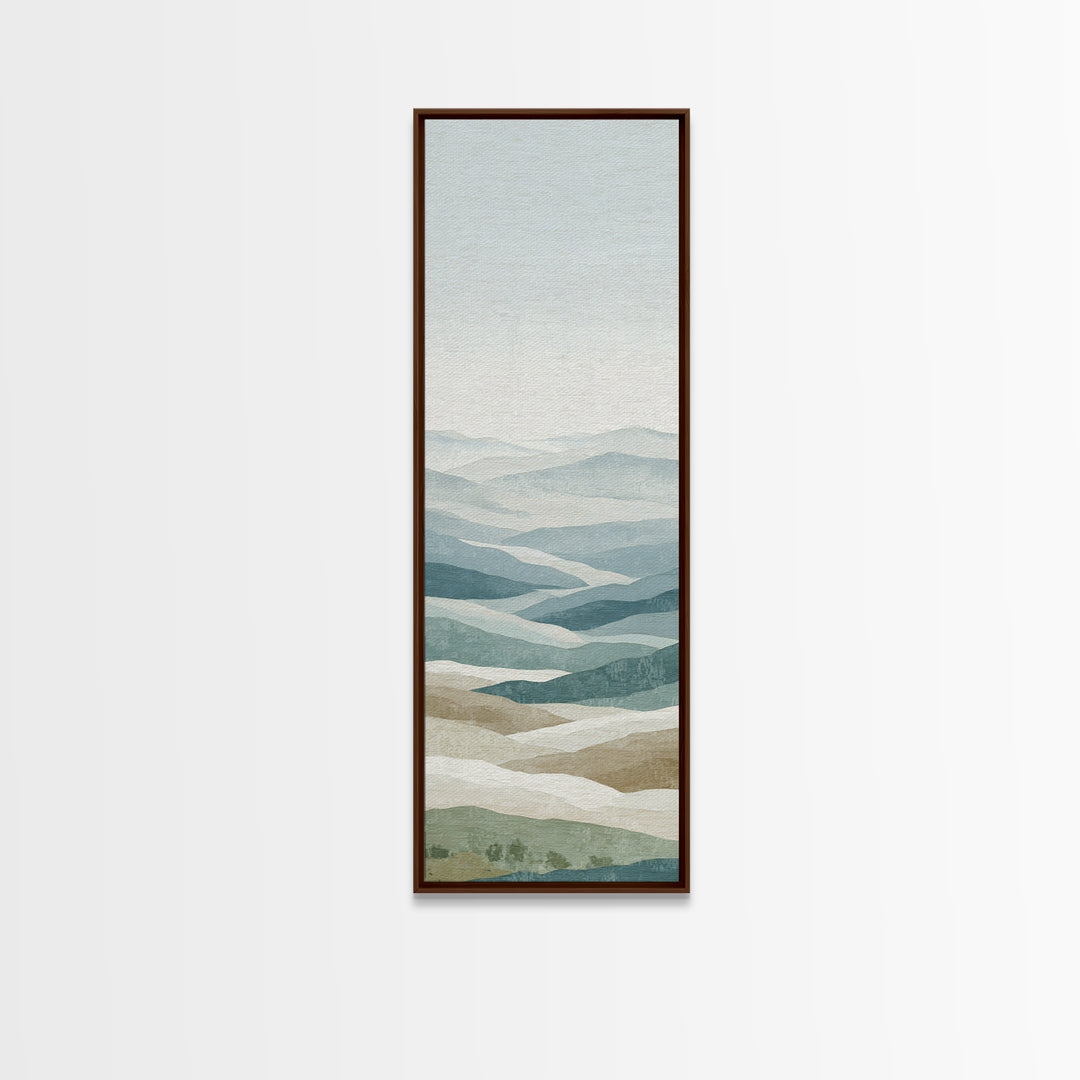 Minimal Line Faces Framed Canvas Print, Dental Office Art, Medical Decor, Office Decor, Fine Art, Calm, Gallery Decor, DOA-1x3-4