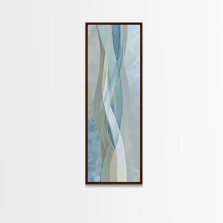 Minimal Smile Curve Abstract Canvas Print, Dental Office Art, Office Decor, Abstract Art, Calm, Medical Office Decor, DOA-1x3-41