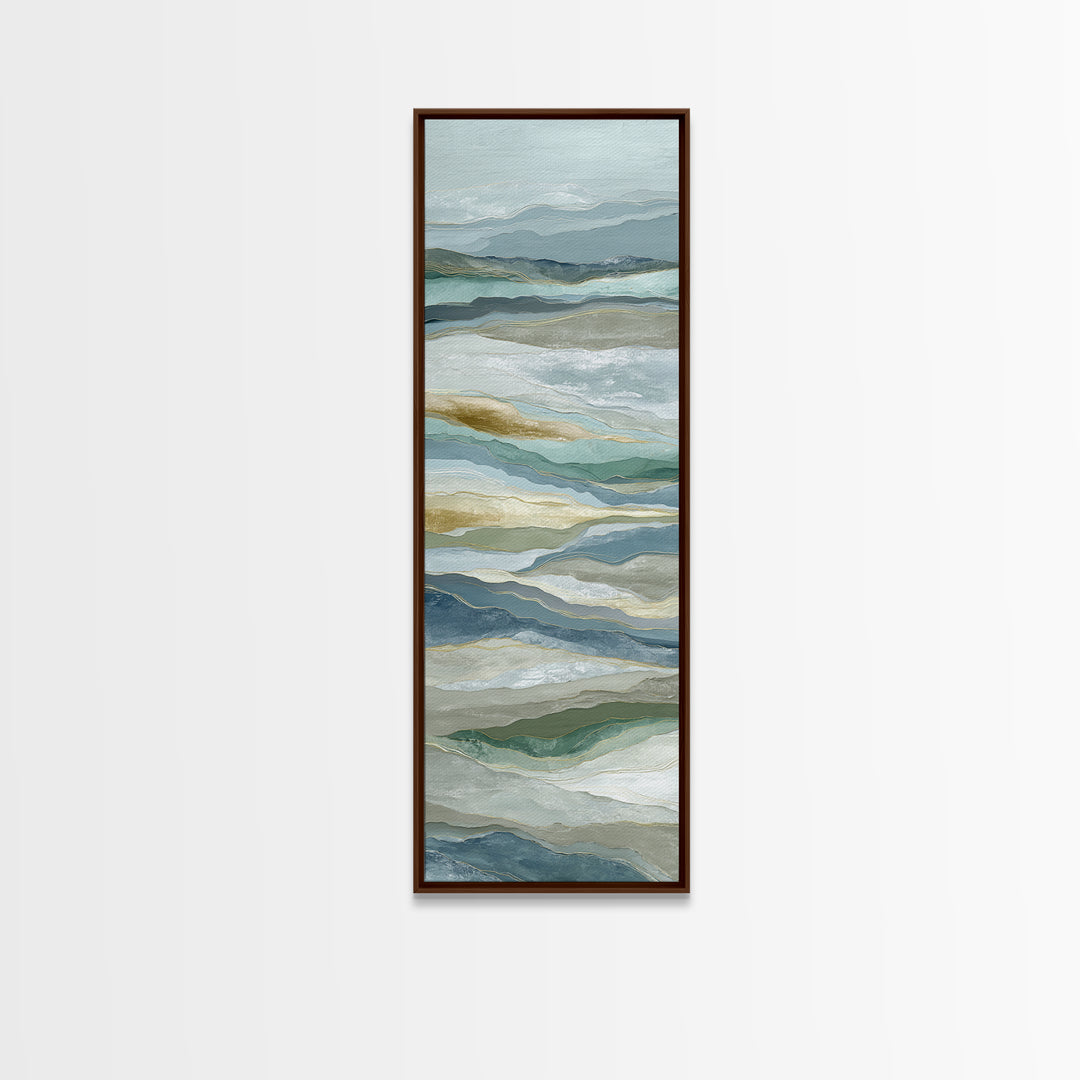 Clean Marble Texture Canvas Print, Dental Office Art, Gallery Decor, Office Decor, Abstract Art, Calm, Minimalist Decor, DOA-1x3-60