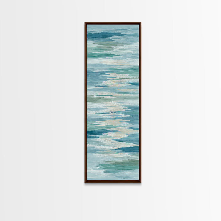 Abstract Water Ripple Pattern Canvas Print, Dental Office Art, Fine Art Print, Office Decor, Fine Art, Calm, Printable Wall Art, DOA-1x3-73