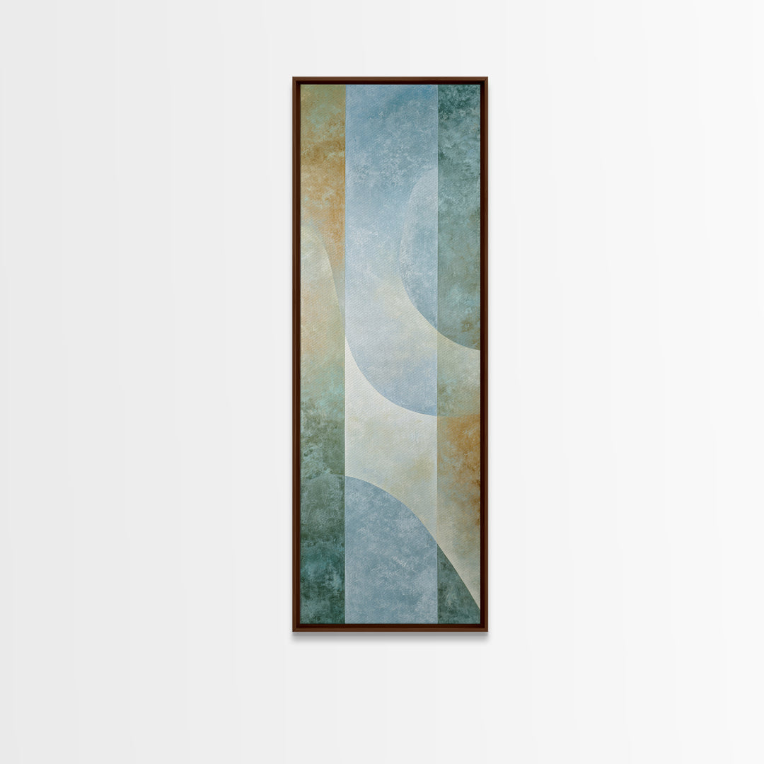 Minimal Smile Curve Abstract Canvas Print, Dental Office Art, Office Decor, Abstract Art, Calm, Medical Office Decor, DOA-1x3-89