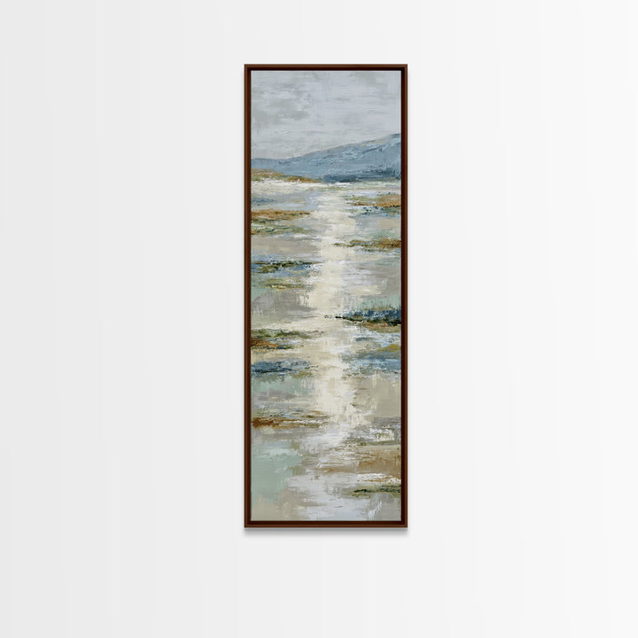 Sunlit Lake with Calming Reflections Canvas Print, Dental Office Art, Office Wall Art, Office Decor, Calm, Medical Decor, DOA-1x3-99
