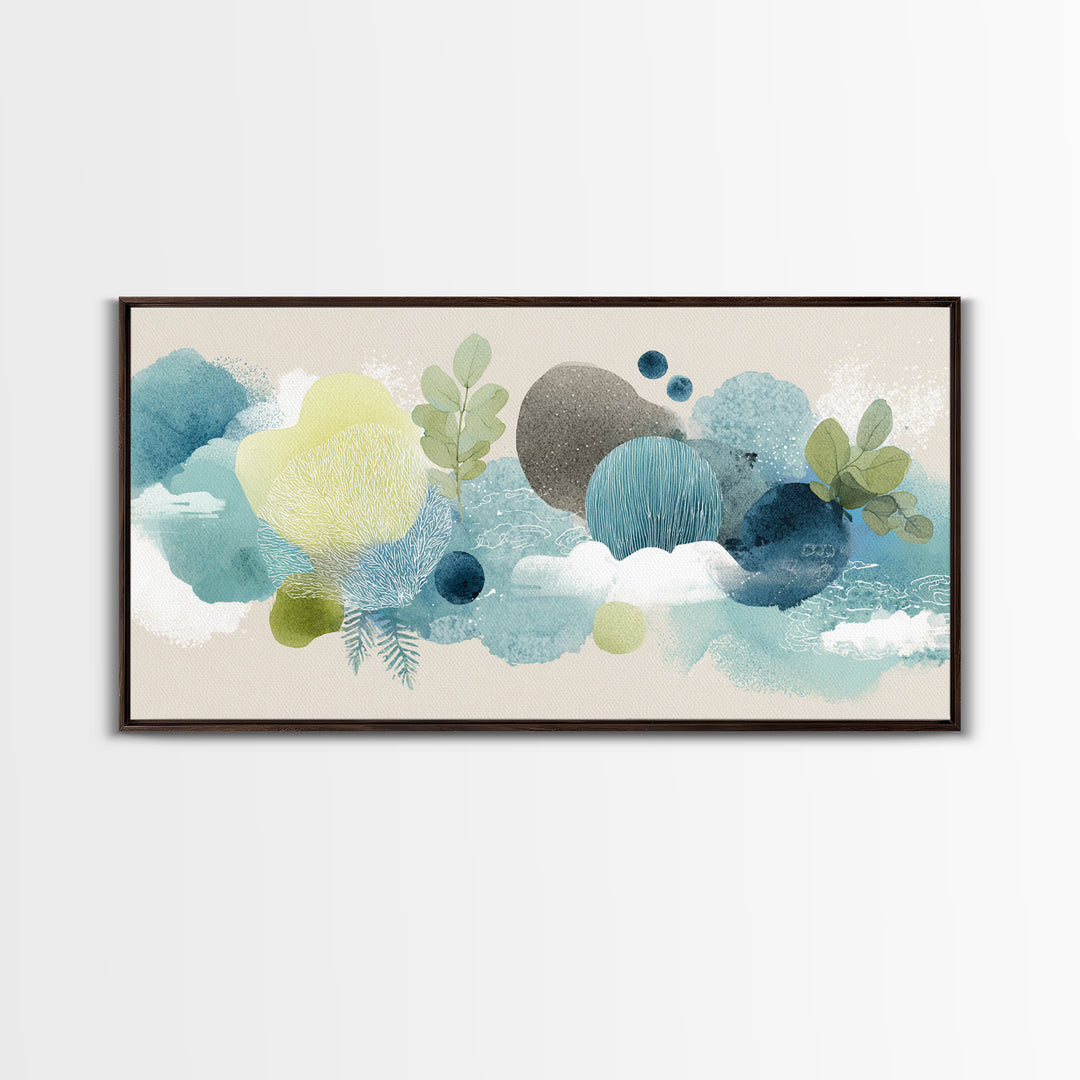 Playful Tooth Shaped Character Canvas Print, Dental Office Art, Dental Office, Office Decor, Fine Art, Calm, Room Decor, DOA-2x1-2