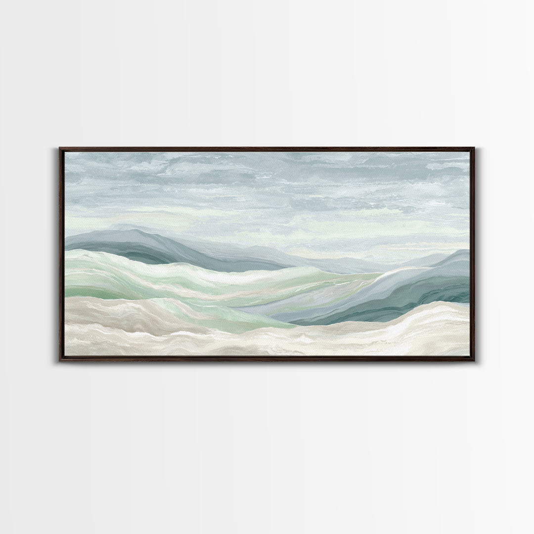 Clean Marble Texture Framed Canvas Print, Dental Office Art, Modern Decor, Office Decor, Fine Art, Calm, Poster, DOA-2x1-20
