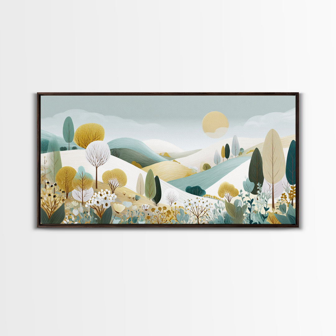 Playful Tooth Shaped Character Canvas Print, Dental Office Art, Dental Office, Office Decor, Fine Art, Calm, Room Decor, DOA-2x1-26