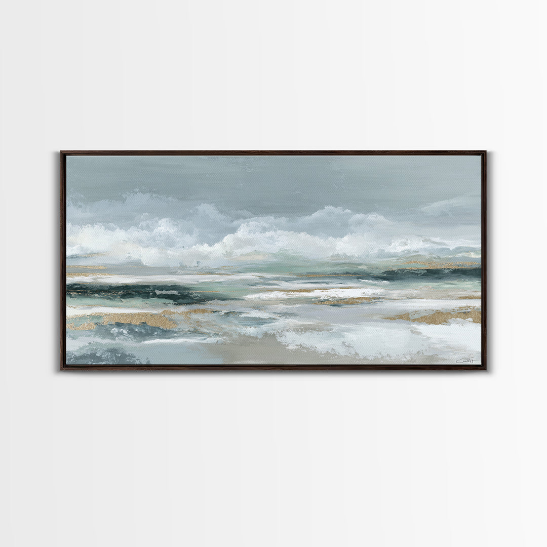 Clean Marble Texture Canvas Print, Dental Office Art, Office Decor, Abstract Art, Calm, Unique Wall Art, Minimalist Wall Art, DOA-2x1-44