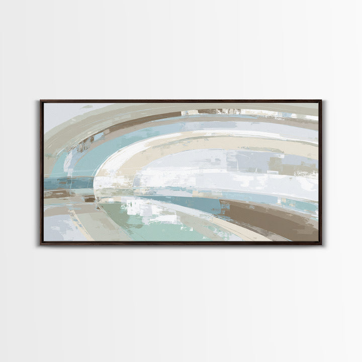 Minimal Smile Curve Abstract Canvas Print, Dental Office Art, Luxury Decor, Office Decor, Abstract Art, Calm, Office Wall Art, DOA-2x1-49