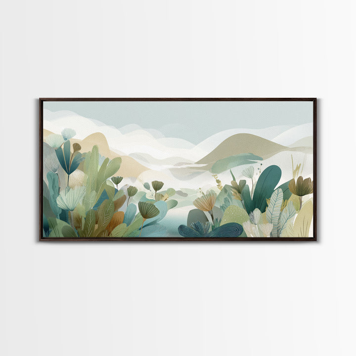 Cheerful Animal Dentist Themed Character Without Text Canvas Print, Dental Office Art, Luxury Decor, Office Decor, Calm, DOA-2x1-70