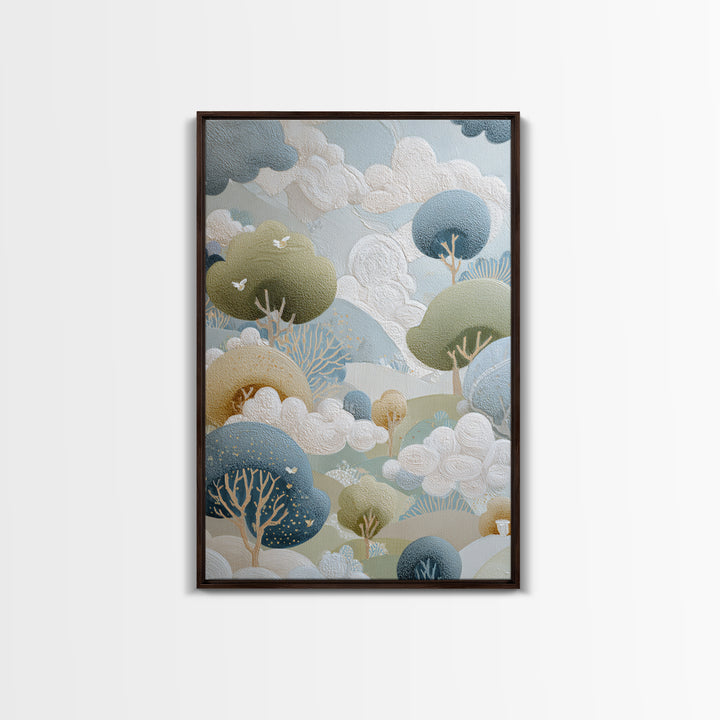 Playful Tooth Shaped Character Canvas Print, Dental Office Art, Dental Office, Office Decor, Abstract Art, Calm, Room Decor, DOA-2x3-14