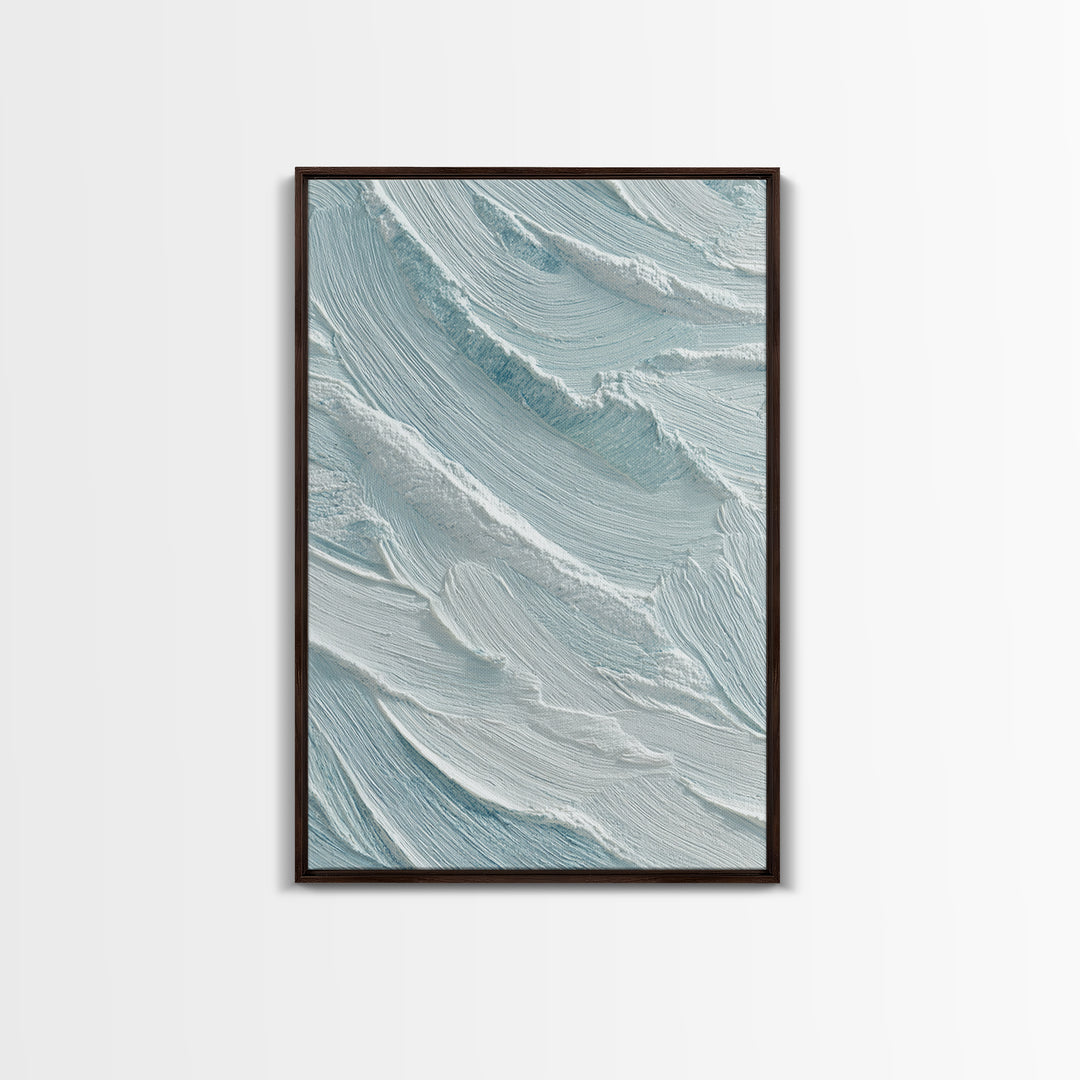 Abstract Water Ripple Pattern Framed Canvas Print, Dental Office Art, Medical Office Art, Office Decor, Fine Art, Calm, DOA-2x3-21