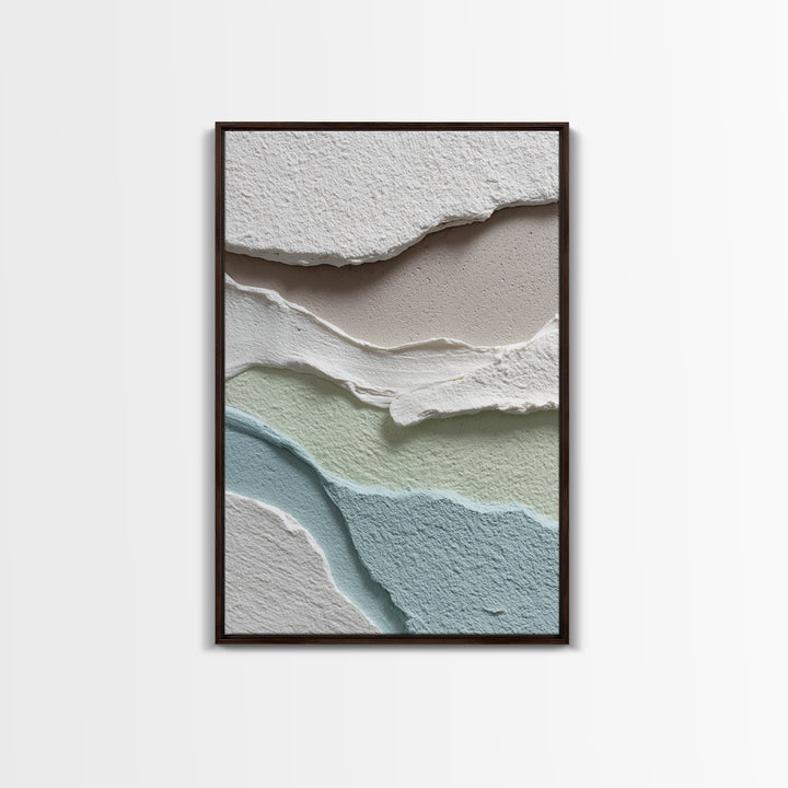 Minimal Line Faces Framed Canvas Print, Dental Office Art, Unique Wall Art, Office Decor, Fine Art, Calm, Dental Assistant, DOA-2x3-24