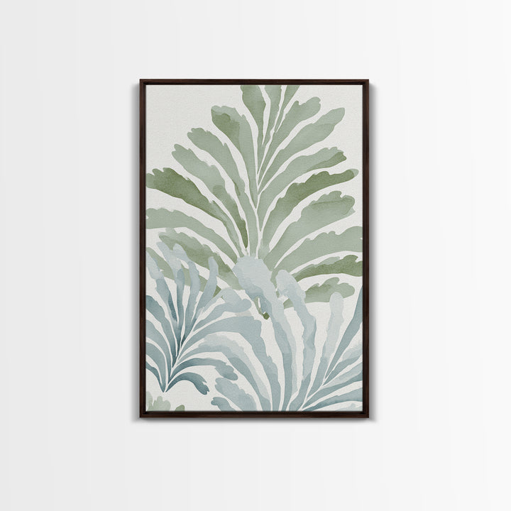 Botanical Fern Study Canvas Print, Dental Office Art, Dental Office Decor, Office Decor, Fine Art, Calm, Science Art, DOA-2x3-27