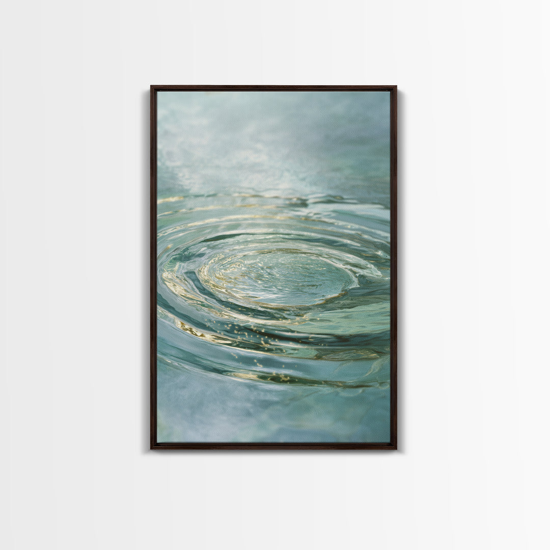 Abstract Water Ripple Pattern Canvas Print, Dental Office Art, Fine Art Print, Office Decor, Fine Art, Calm, Printable Wall Art, DOA-2x3-45