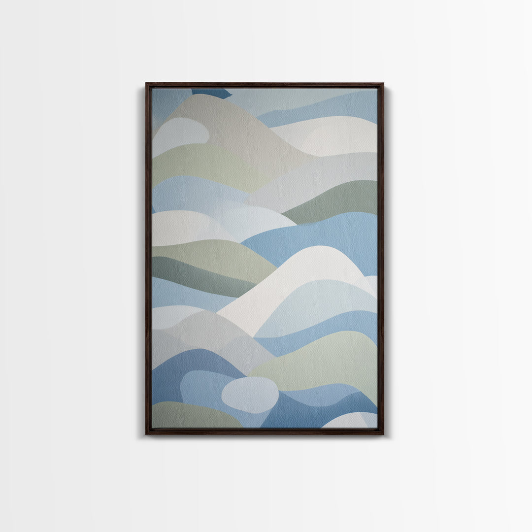 Playful Tooth Shaped Character Canvas Print, Dental Office Art, Art Print, Office Decor, Fine Art, Calm, Unique Wall Art, DOA-2x3-62