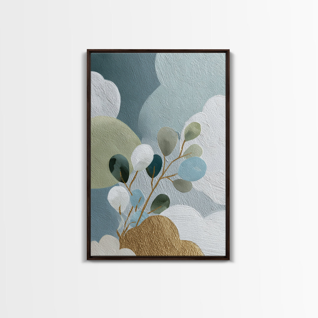 Playful Tooth Shaped Character Canvas Print, Dental Office Art, Art Print, Office Decor, Fine Art, Calm, Unique Wall Art, DOA-2x3-86