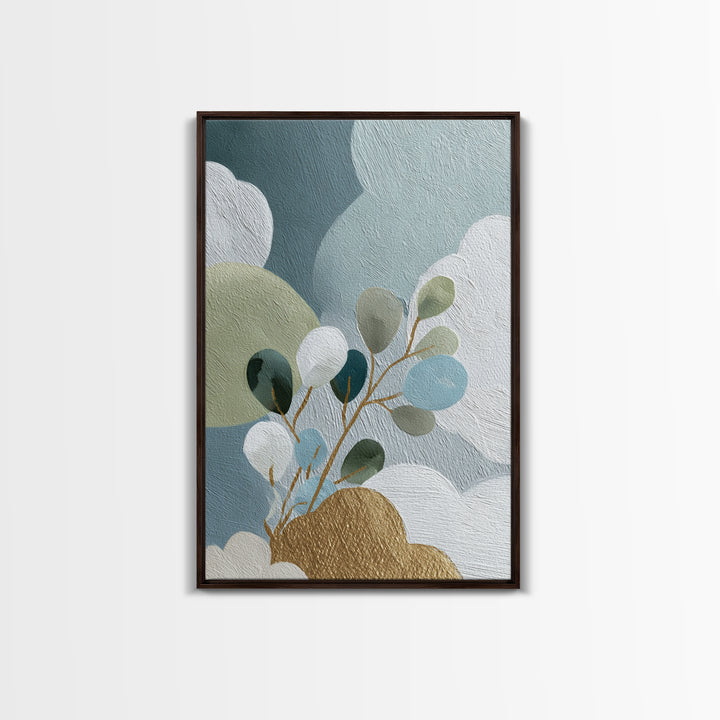 Playful Tooth Shaped Character Canvas Print, Dental Office Art, Art Print, Office Decor, Fine Art, Calm, Unique Wall Art, DOA-2x3-86