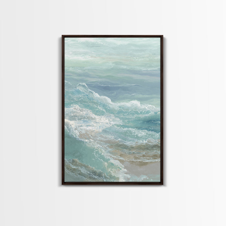 Calming Abstract Ocean Waves Canvas Print, Dental Office Art, Wall Decor, Office Decor, Fine Art, Calm, Contemporary Art, DOA-2x3-9