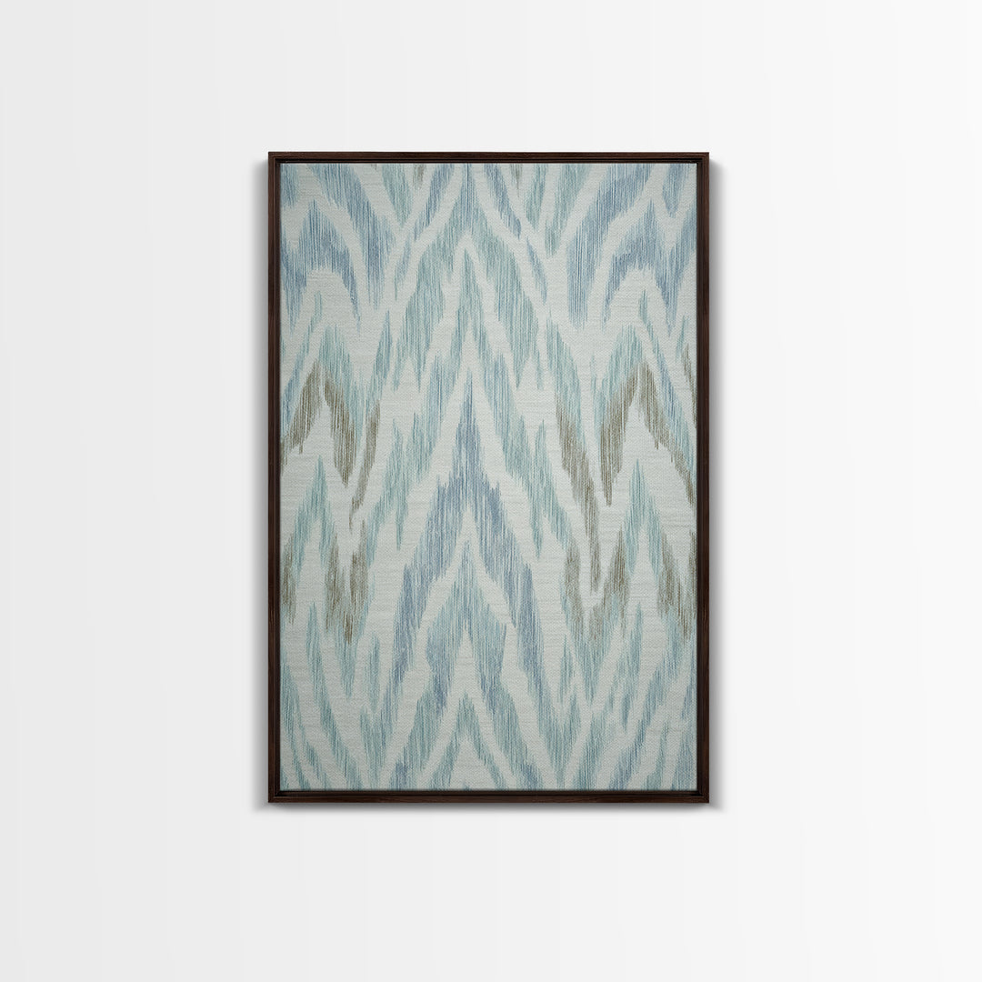 Abstract Water Ripple Pattern Framed Canvas Print, Dental Office Art, Room Decor, Office Decor, Abstract Art, Calm, DOA-2x3-93