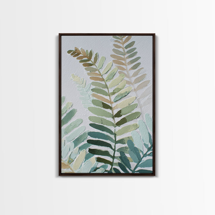 Botanical Fern Study Canvas Print, Dental Office Art, Fine Art Print, Office Decor, Watercolor Art, Calm, Printable Wall Art, DOA-2x3-99