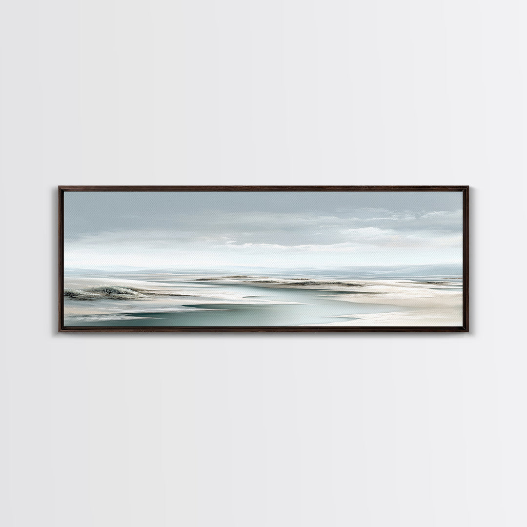 Quiet Coastal Dunes Canvas Print, Dental Office Art, Printable Digital, Office Decor, Calm, Neutral Decor, Modern Decor, DOA-3x1-14