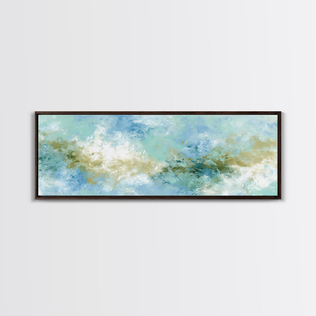 Abstract Water Ripple Pattern Canvas Print, Dental Office Art, Poster, Office Decor, Calm, Dental Art, Digital Artwork, DOA-3x1-29