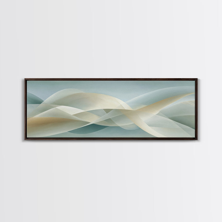 Minimal Smile Curve Abstract Canvas Print, Dental Office Art, Office Decor, Abstract Art, Calm, Medical Office Decor, DOA-3x1-45