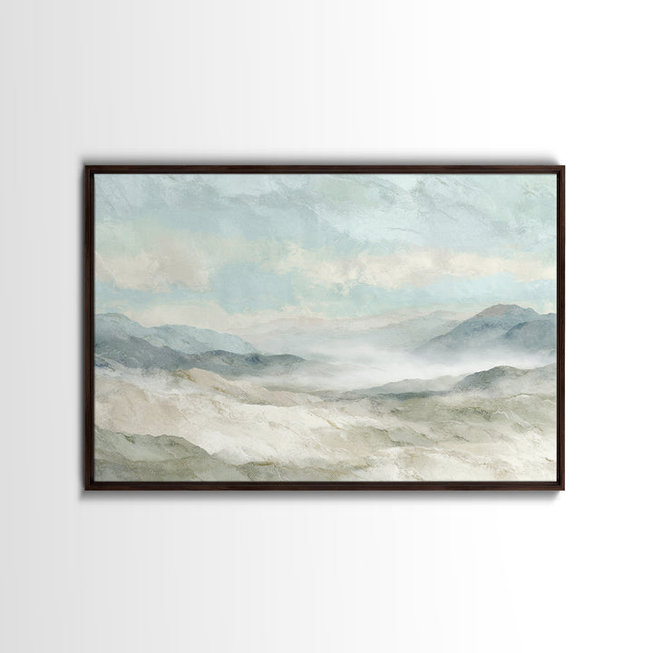 Clean Marble Texture Framed Canvas Print, Dental Office Art, Digital Artwork, Office Decor, Oil Painting, Calm, Dentist Art, DOA-3x2-100