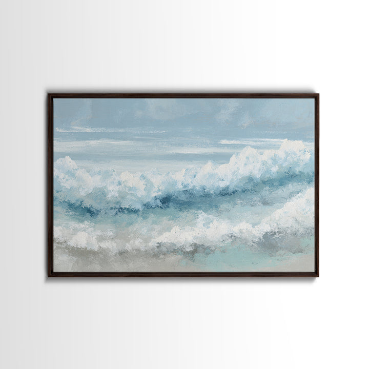 Calming Abstract Ocean Waves Canvas Print, Dental Office Art, Dental, Office Decor, Fine Art, Calm, Tooth Art, Dentistry Art, DOA-3x2-53